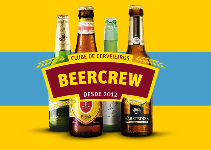 O Beercrew oferece uma seleção de 4 cervejas por mês.