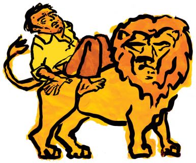 O empreendedor em cima do leão: coragem ou desespero?
