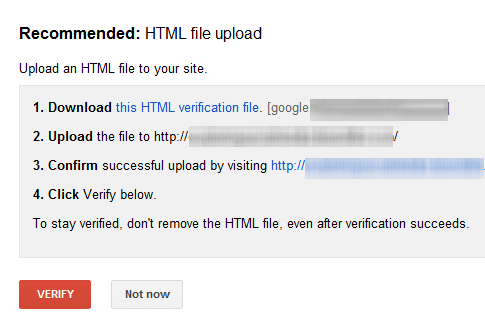 Para funcionar, você precisa instalar o código de verificação do Google Webmaster Tools em seu site.