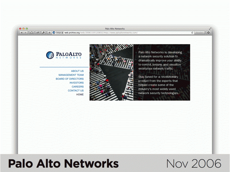 Mudanças de design na Palo Alto Networks.