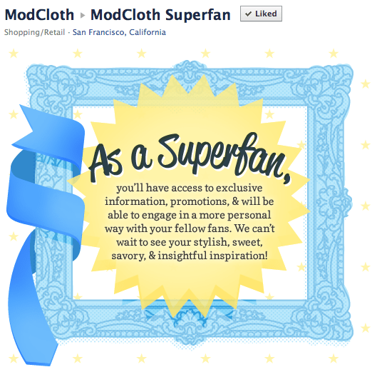 Use o ModSloth para criar superfans.