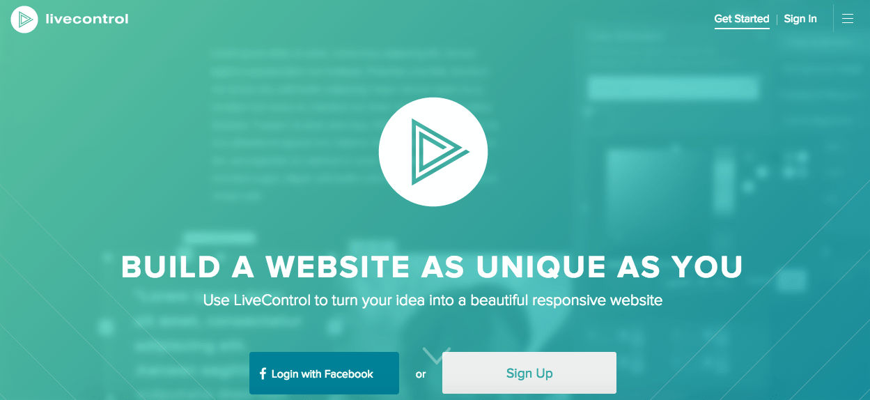 O LiveControl ajuda você a criar websites de maneira prática e fácil.