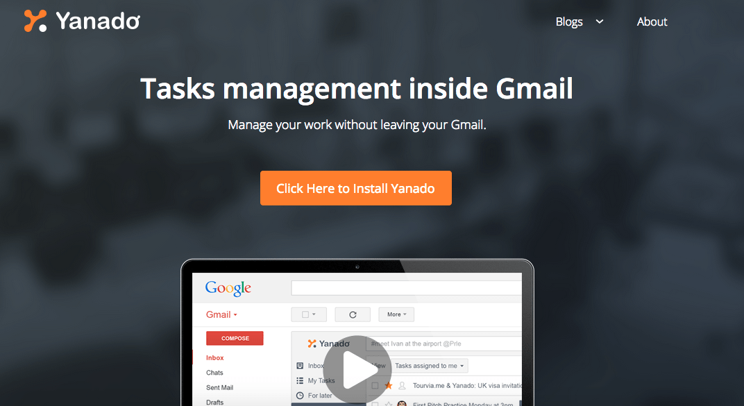 O Yanado é um ótimo gerenciador de tarefas para quem usa o Gmail.