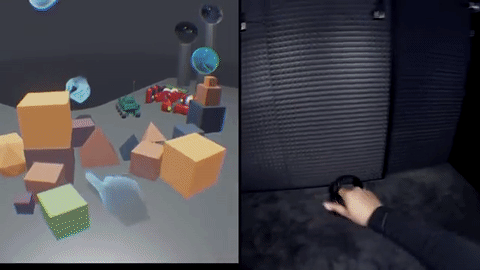 Demonstração do Oculus Rift Toybox.